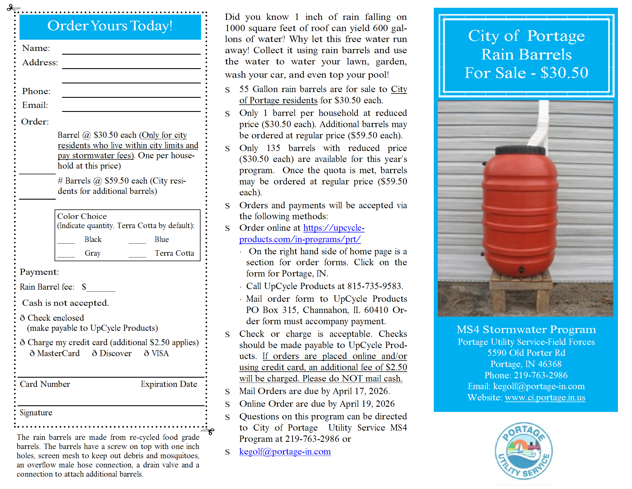 2025 Rain Barrel Program pg 1